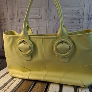 Nest spring yellow purse tote bag handbag travel‎ c